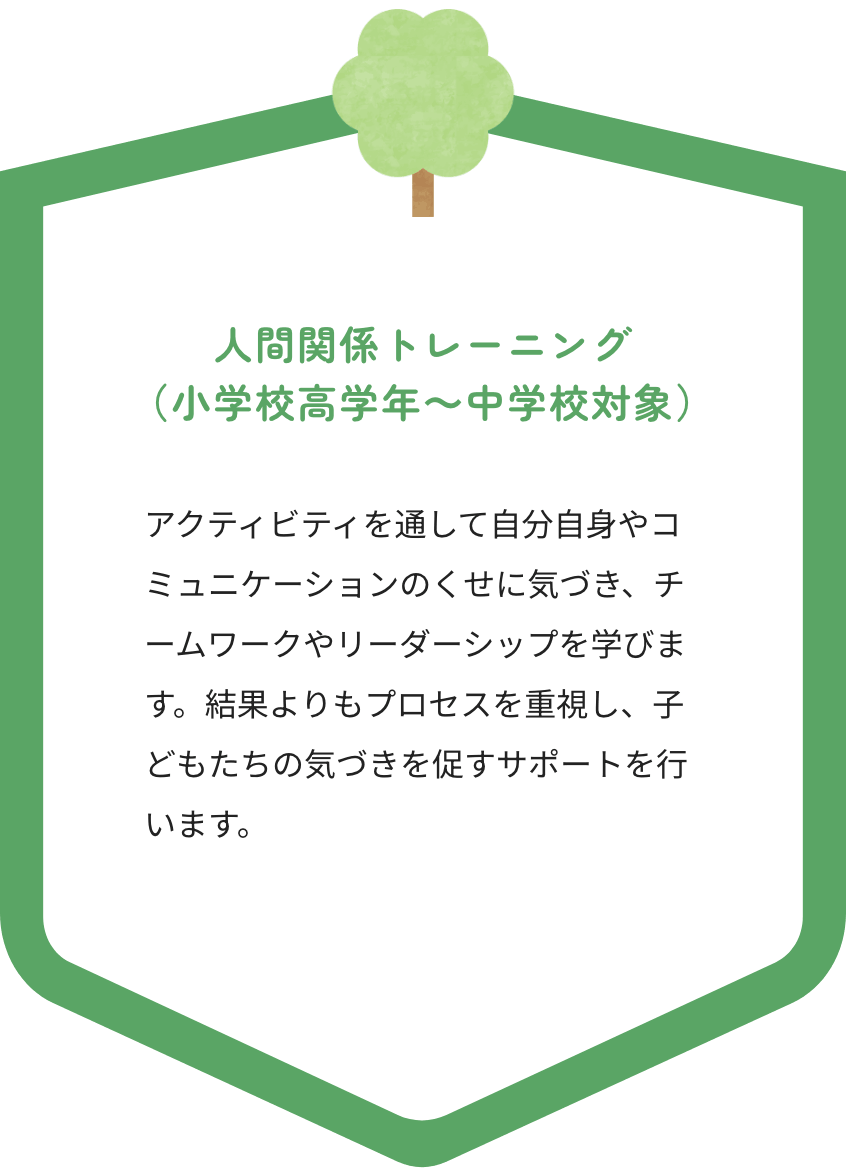 人間関係トレーニング(小学校高学年~中学校対象)